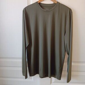 NEW Mododoc Men's Green Canzelle Long Sleeve Crew Neck Size M